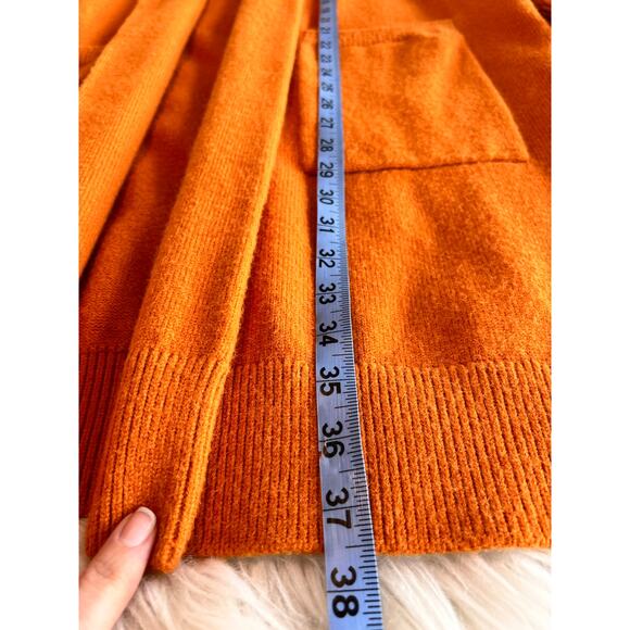 Modcloth Snuggly Variety Oversized Long Cardigan Sweater Orange Size Medium - Picture 12 of 13